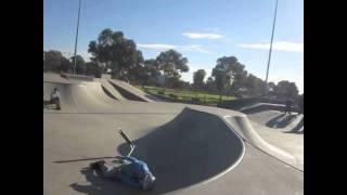 Sam Busbridge 360 bri Seaford Skatepark spine stack