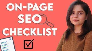 Complete On-Page SEO checklist Get Unlimited Traffic on Your website 2021