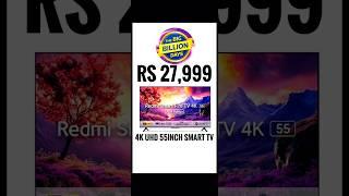 Redmi Smart Fire Tv 4K 55" Tv Flipkart Big Billion Day 27999 only