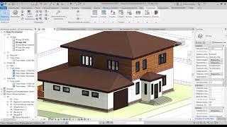 Autodesk Revit. Инструмент краска. Соединение стен в ревите