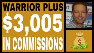 Proof Of Warrior Plus Income - $3,005 In Commissions - Income $ Proof