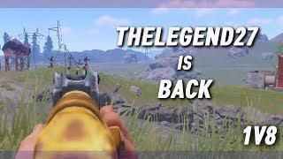 RUST SOLO 6ㆍTHELEGEND27 IS BACK | Defending My Base 1v8