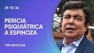 Abuso sexual: Fernando Espinoza se presentó a la pericia psiquiátrica