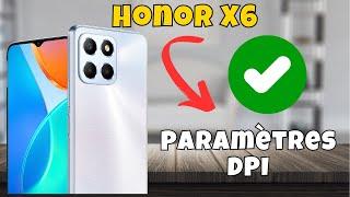 Comment changer dpi Honor X6 || Paramètres DPI