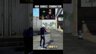 High Damage Combination  Best Character Combination in Free Fire #srikantaff