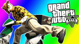 GTA 5 Online Funny Moments - Zombie Mode DLC + Pizza Delivery Battle Royale!