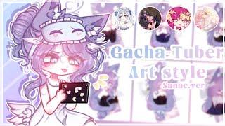 ‼️Drawing Gacha-Tuber art styles on my oc‼️[