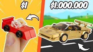 LEGO Машина за $1 vs $1,000,000