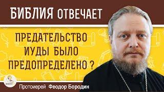 ВЫБОР ИУДЫ. Предательство Иуды было предопределено ?  Протоиерей Феодор Бородин