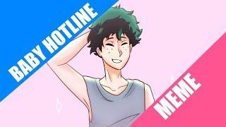 Baby Hotline meme (Deku, Toga)[FLASH WARNING]