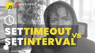 setTimeout vs setInterval in JavaScript