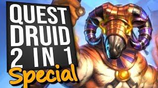 2 in 1 Quest Druid Special - Feat. King Phaoris! | Standard | Hearthstone