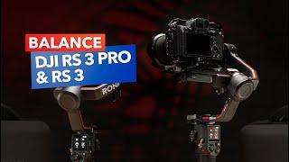 How to Balance DJI RS 3 & RS 3 Pro Gimbal in 3 minutes