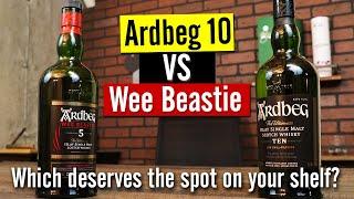 Ardbeg 10 vs. Ardbeg Wee Beastie