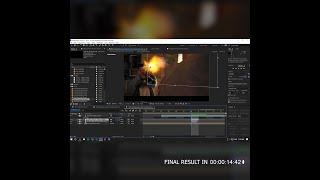 Muzzle flash for guns vfx making for short film