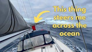 Solo Atlantic crossing | How to steer across an ocean and nightwatch | Daily vlog #2