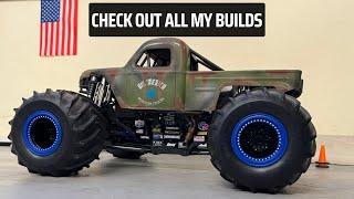 Check Out All My Custom RC Monster Truck Builds