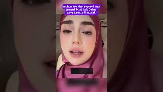 live kak Celine minta doa dan support nya #celineevangelista #support #artis #mualaf #islam #fyp