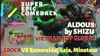 Shizu ~ Epic Comback is real ~ UNBELIEVABLE ALDOUS || MOBILE LEGENDS