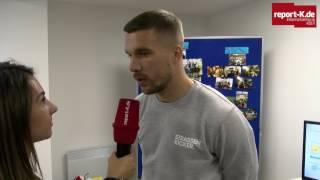 Eröffnung Jugendtreff „Grembox“ - Lukas Podolski im Interview