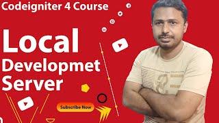 Running application OR local development server in PHP using Codeigniter 4 | Codeigniter tutorials