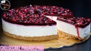 Prajitura Fara Coacere - Cheesecake cu Fructe de Padure