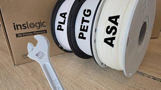 Inslogic PLA Pro vs PETG Pro vs ASA: Key Differences Explained
