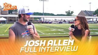 Bills QB Josh Allen on Not Liking to Run, Building Chemistry with Teammates, Joe Burrow Discussions