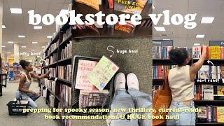 *cozy* fall bookstore vlog️spend the day book shopping at barnes & noble with me + HUGE book haul