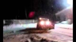 Chevy 2500hd plowing