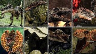 All DINOSAURS in JURASSIC THE HUNTED HD | Jurassic The Hunted - All Dinosaurs