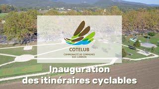 Inauguration Itinéraires Cyclables Sud Luberon