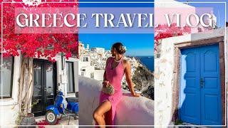 GREEK ISLAND HOPPING  | Athens, Santorini, Paros & Mykonos Travel Vlog | Lauren Norris