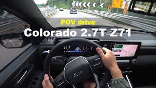 2025 Chevrolet Colorado 2.7T Z71 POV drive