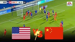 June 23, 2025: USWNT vs CHINA || International Women's Friendly Match | FIFA 23 Gameplay