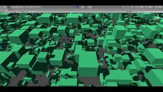 Unity 2021 - Performance test of the DOTS Entity Component System (ECS) - 1 million cubes