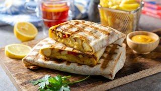 Tacos marocan cu pui, sandwich-ul preferat al marocanilor