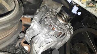 How to replace alternator Skoda Octavia 1.6 TDI. Can be applied to VW, Audi and Seat.