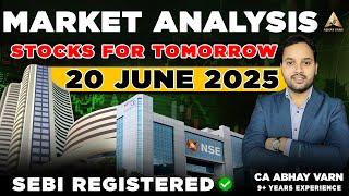 Nifty, Bank Nifty and Sensex Analysis | Top Stocks for Tomorrow | Market Analysis for Tomorrow