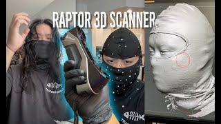 Creality Raptor 3D scanner: Head scan for 3d sculpting