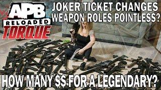 APB Reloaded: How much REAL $$ for a LEGENDARY? Joker Box Changes in Depth