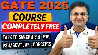  Complete GATE-2025 Preparation FREE Course  