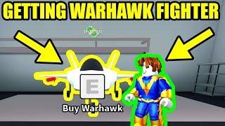 GETTING the WARHAWK FIGHTER JET | Roblox Mad City Update