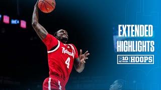 Nebraska vs. Arizona State | EXTENDED HIGHLIGHTS | Big Ten Men's Basketball | 3/31/25