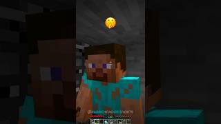 Poor Steve Illegally Mining Moment vs Shocked Notch Emoji Reaction #shorts #meme #minecraft