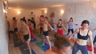 Led class in Ashtanga Yoga Shala SPb