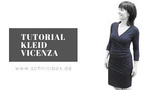 Nähanleitung Wickelkleid, Schnittmuster Vicenza von Schnittbox