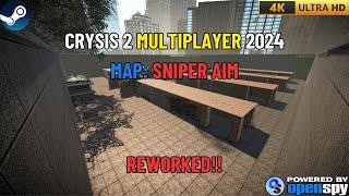 Crysis 2 Multiplayer 2024 PC | SNIPER AIM REWORK!! (4K 60 FPS)