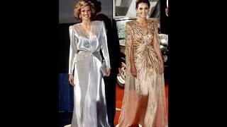 Wow Princess Catherine Princess Diana look this look great in this similar outfits ￼