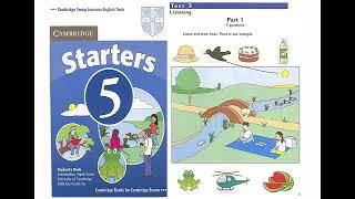 Cambridge Starters 5 - Test 3 - Listening part 1 - Cambridge Young Learners English Tests